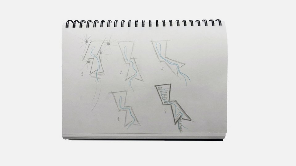 Skizzen der Studienarbeit "Waldkapelle"