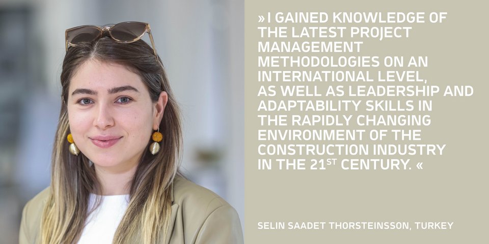 Portrait einer Alumna mit Zitat