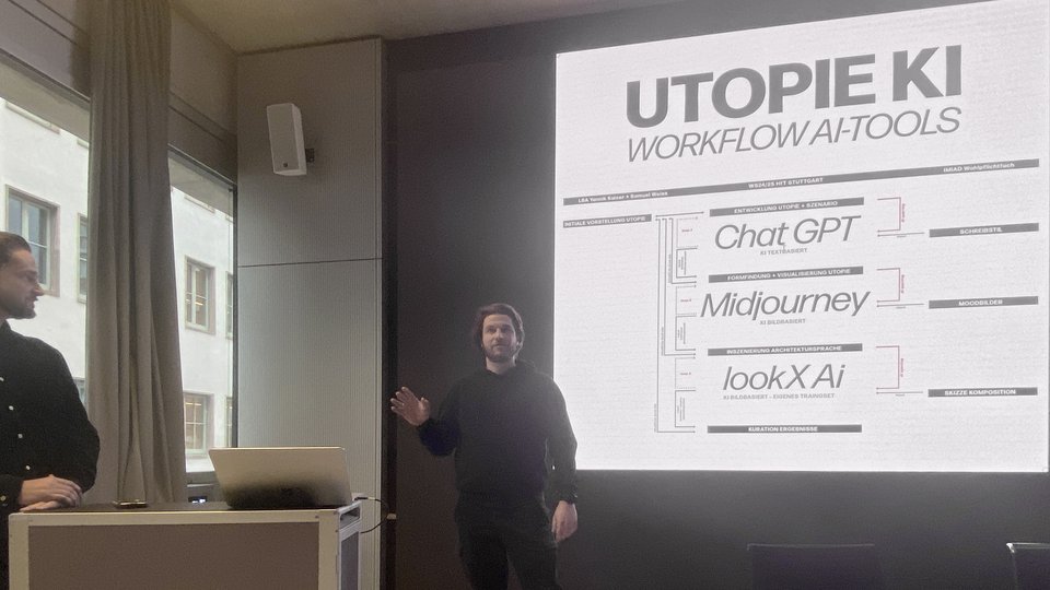 Veranstaltungsbild mit Referent der PROMPT.7 Reihe