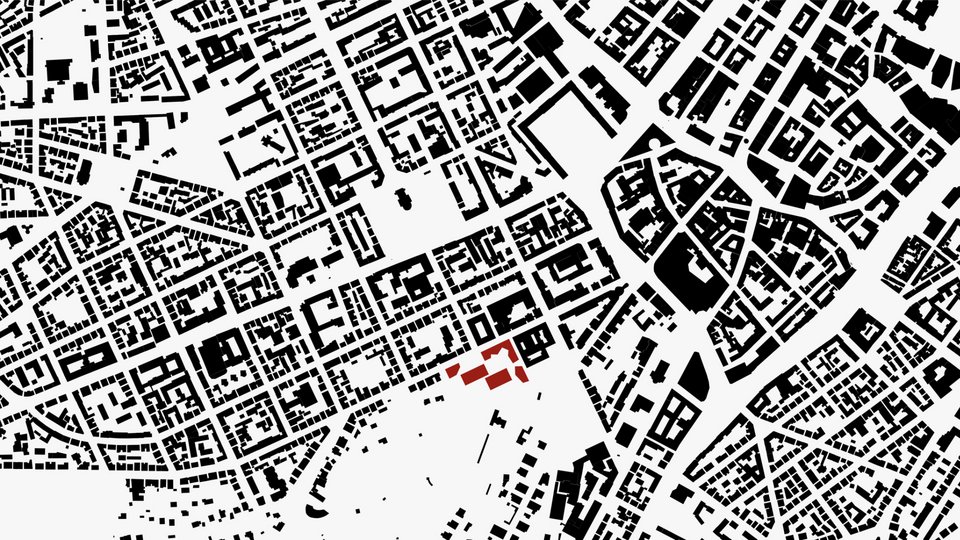 Schwarzplan der Master-Thesis How to not demolish a building