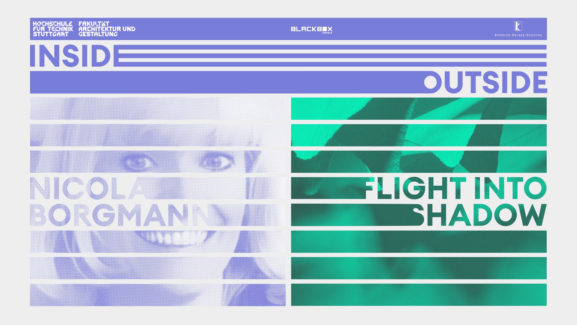 Bewerbung der Vortragsreihe des Studiengangs Innenarchitektur