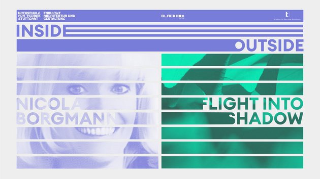 Bewerbung der Vortragsreihe des Studiengangs Innenarchitektur