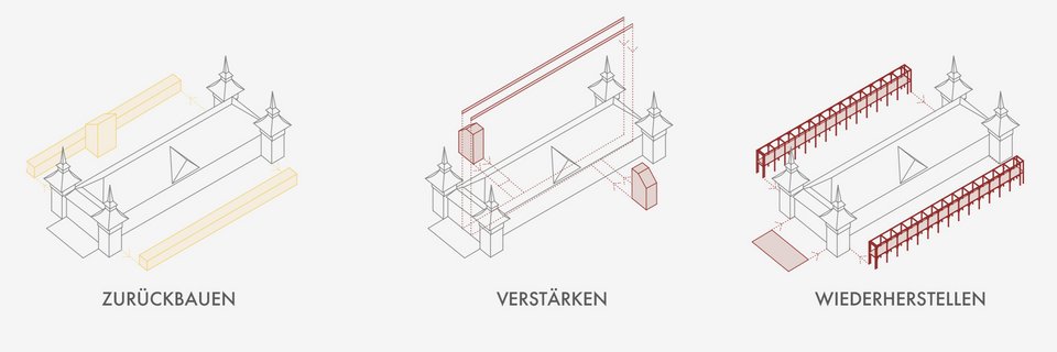 Tragwerk der Studienarbeit Raum für Grau!
