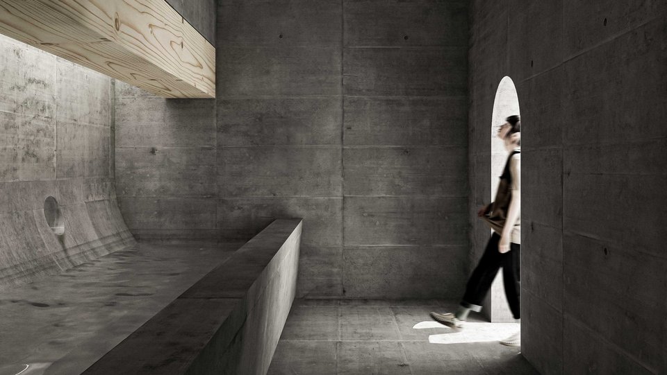 Rendering der Studienarbeit "Ein Hause zum Blumengießen"