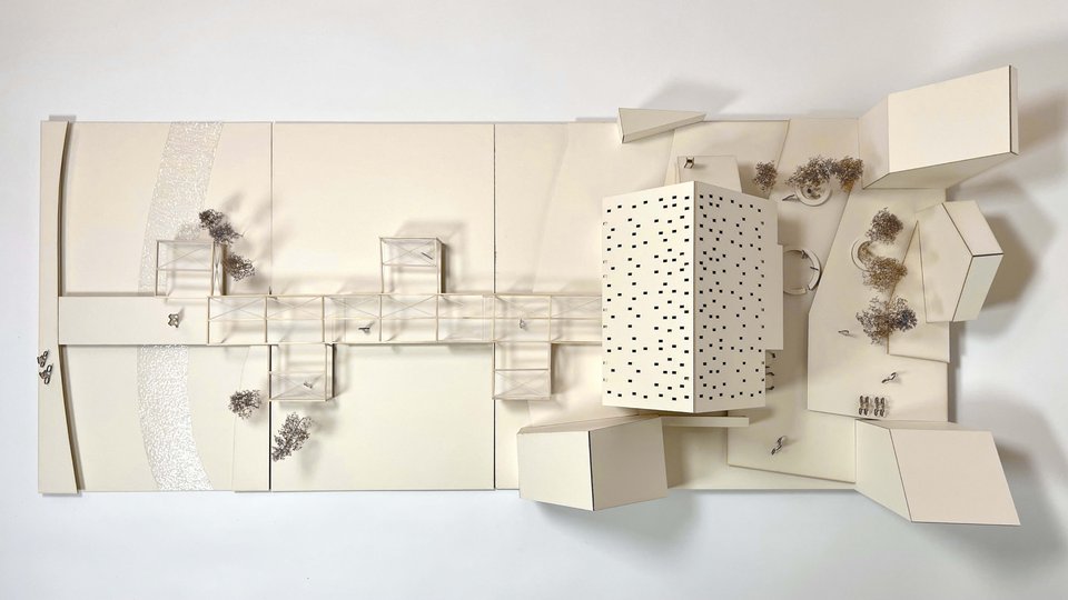 Architekturmodell der Ausstellung
