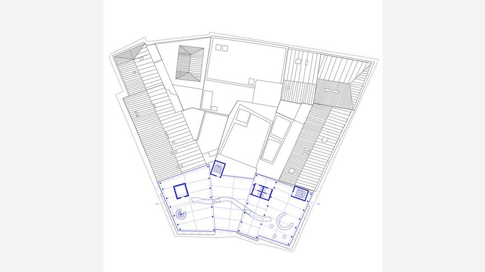 Grundriss des Entwurfs