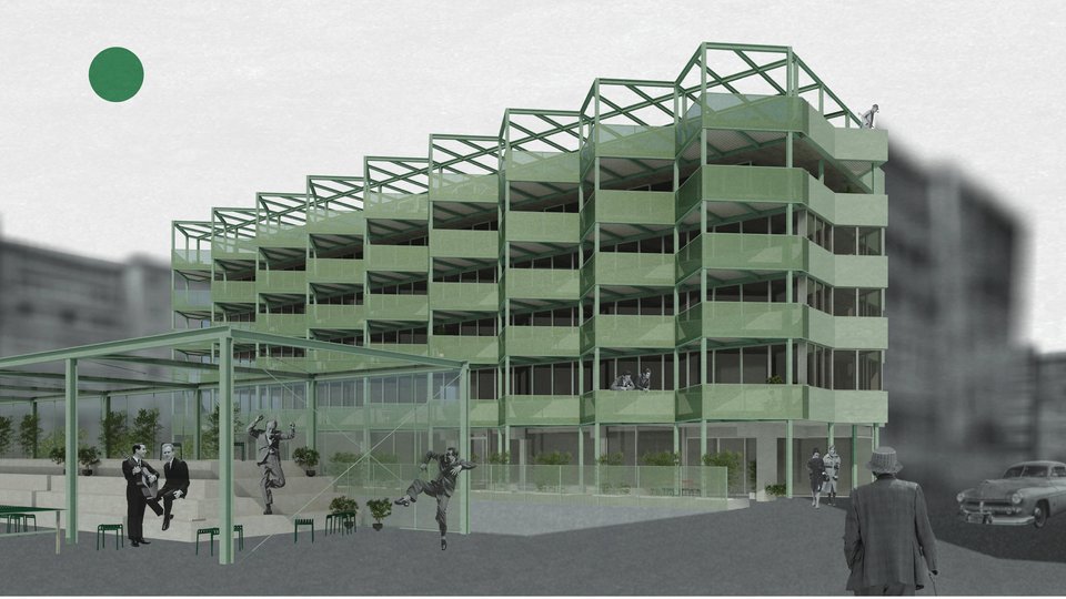 Aussenansicht der ausgezeichneten Studienarbeit "Ecken und Kanten"