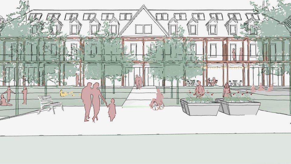 Skizze Park der Studienarbeit Raum für Grau!