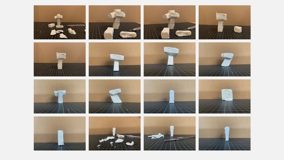 Modellstudien der Studienarbeit "Ein Ort für Nichts"