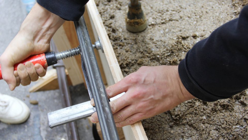 Bei der Arbeit für das Reallabor "the Dächle"