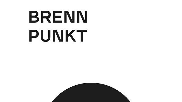 Schriftzug Brennpunkt und schwarzer Halbkreis
