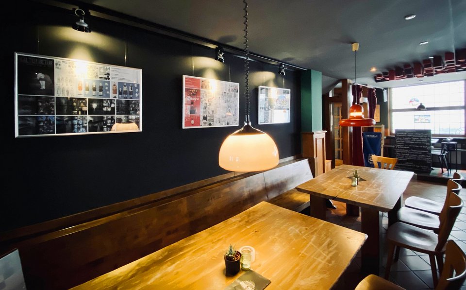 Ausstellung "Architektur und Comic" vor Ort im Fais Dodo in Stuttgart.