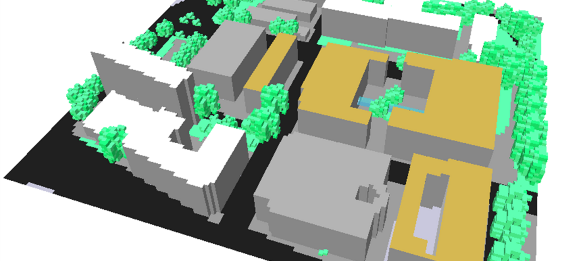 3D Modell Mikro-Klima-Modellierung mit GIS